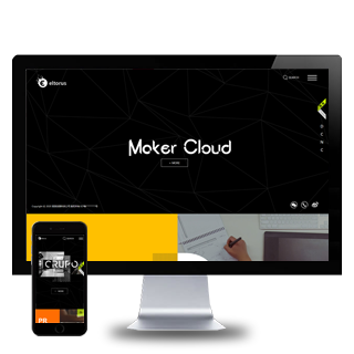 (自适应手机端)响应式平面网页设计类网站创意设计公司模板